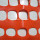 orange plastic safety warning barrier mesh